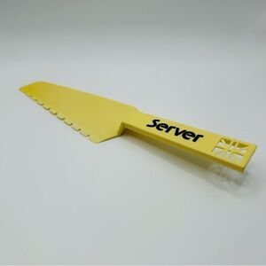 Vintage Beige Pie Server Kitchen Utensil